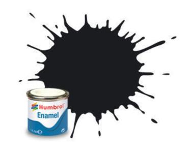 Humbrol 201 Schwarz Metallic 14ml