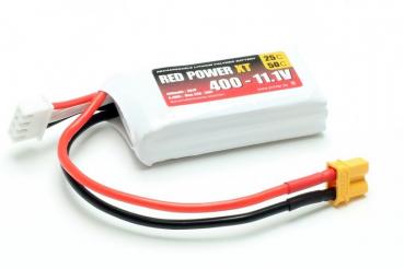 LiPo Akku RED POWER XT 400 - 11,1V