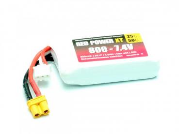 LiPo Akku RED POWER XT 800 - 7,4V