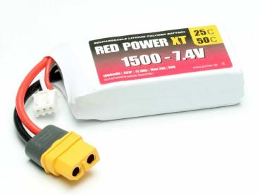 LiPo Akku RED POWER XT 1500 - 7,4V
