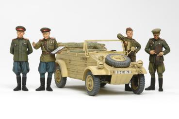 1:35 EEII Rus. Kübelwagen m.4 Figuren