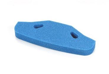 TT-01/TGS Urethan-Stoßfänger blau