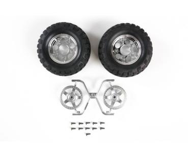Tamiya Reifen mit Felgen Rock Block (2 Stk.) CC-01 / High-Lift