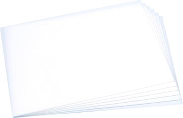 Schaumstoffplatte 1 mm, 6 Stück, 257 x 364 mm