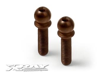 T3 Federstahl Kugelköpfe - 4.9mm - mit 10mm Gewinde (2 Stück)