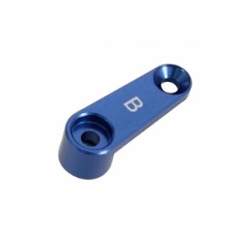 KM-Racing H-K1/ K8 Servohorn Lenkung für Futaba, Savox (blau)