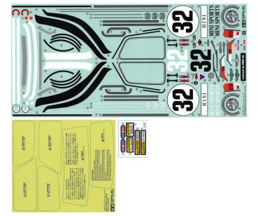 Aufkleber Mini Cooper Racing 58747