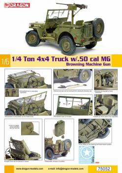 1/4-Ton 4x4 Truck w/M2 .50-cal Machine Gun