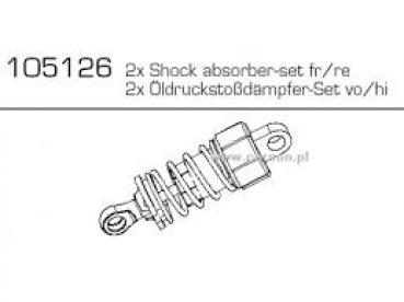 Öldruckstoßdämpfer Set (2) 65mm