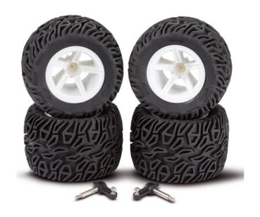 1:10 2WD Räderset XL(4) inkl.Lenkheb L/R