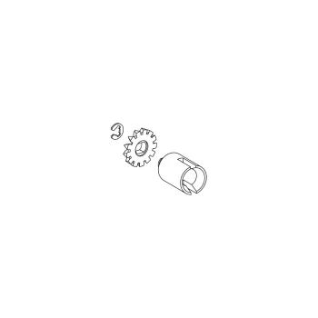 Kegelzahnrad B diff VE2 Vo-Mj-Ti-Ho-In-LQ-CC inkl. Knochenpfanne + E-Ring