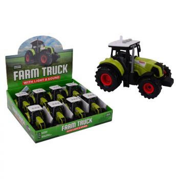 Farming Traktor Pull Back mit Licht und Sound 15 cm