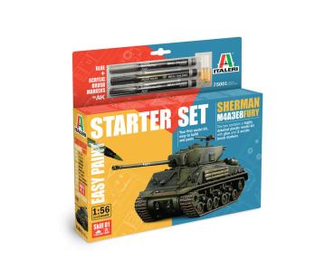 1:56 M4A3E8 Sherman Fury Model Set