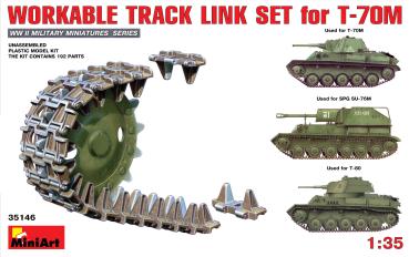1:35 BEARBEITBARES TRACK LINK SET für T-70