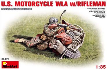 1:35 U.S. MOTORRAD WLA mit RIFLEMAN