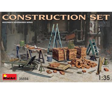 1:35 Baustellen-Set m. Zubehör