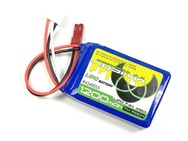 TX LiPo 2S 7.4V 1200mAh SC (JST/BEC Plug)