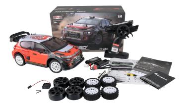 1:14 Hyper Go Citroen C3 WRC Rallye/Drift 4WD RTR