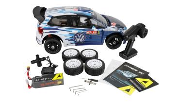 1:7 Hyper Go VW Polo WRC Rallye brushless 4WD RTR