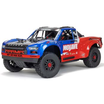 1/8 MOJAVE 4S 4X4 RTR Brushless Desert Truck, Blue/Red