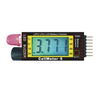 LiPo Cell Meter 2-6S /