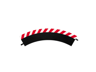 Außenrandstreifen für Kurve 1/60° (3), Endstücke ( Carrera 124 132 Evolution Schienen Zubehör