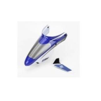 Complete Blue Canopy With Vertical Fin
