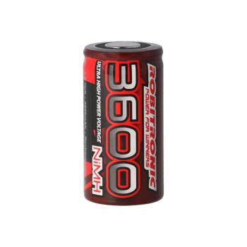 Robitronic NiMH Akku 3600mAh 1,2V Sub-C Einzelzelle