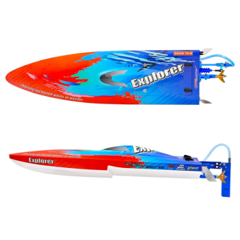 FM Explorer Mono RC Boot RTR Blau
