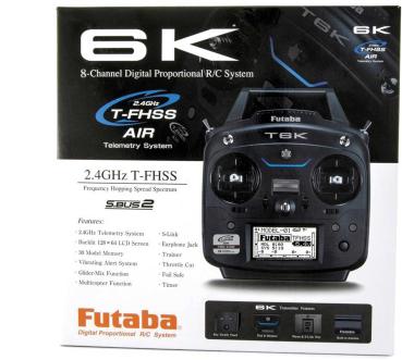 FUTABA T6K V3S 2.4GHz T-FHSS+R3008SB Mode 1 8-Kanal mit Telemetrie