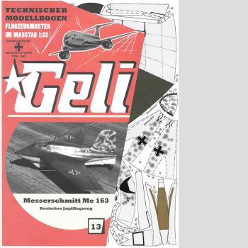 13 Messerschmitt Me163 Art.Nr. 34013