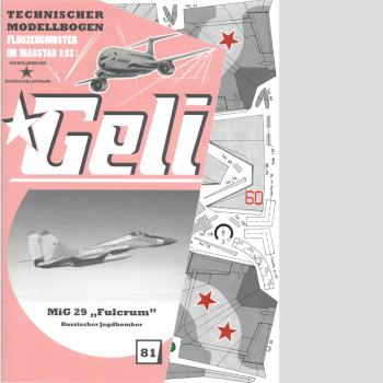 81 MiG 29 Art. Nr. 34081
