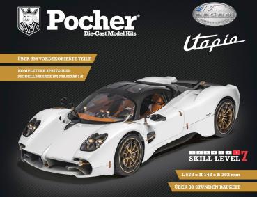 1:8 POCHER Pagani Utopia Coupé – Bianco Perla