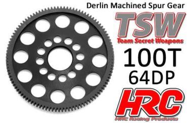 Hauptzahnrad - 64DP - Low Friction Gefräst Delrin - Ultra Light - 100Z