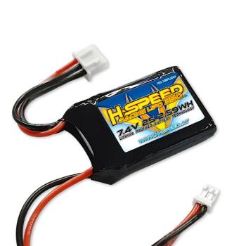 LiPo 350mAh 7,4V H-SPEED für Micro B (39x26x12mm)