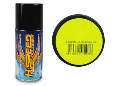 Lexan Spray Fluo gelb/yellow 150ml H-SPEED