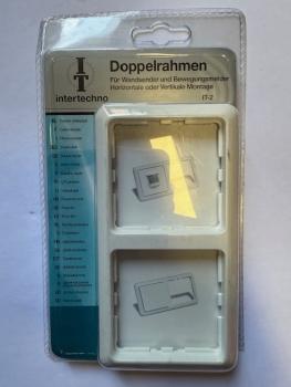 Doppelrahmen für Wandsender und Bewegungsmelder