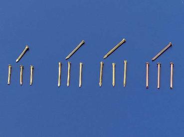 Messingnägel 0,7x10 mm (ca 100 Stk)