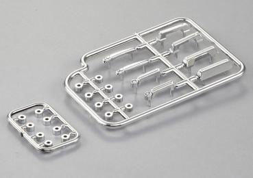 1:10 Türgriff-Set Chrom