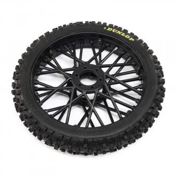 Dunlop MX53 Front Tire Mounted, Black: Promoto-MX
