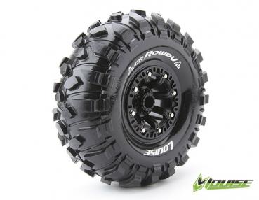 CR-ROWDY 2.2 SUPERSOFT FELGE SCHWARZ (2) 12MM CRAWLER LOUISE