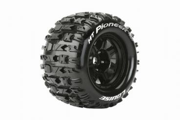 MFT MT 3.8 PIONEER 1/8 SPORT FELGE SCHWARZ 17MM TRAXXAS, HPI / 0 OFFSET / LOUISE