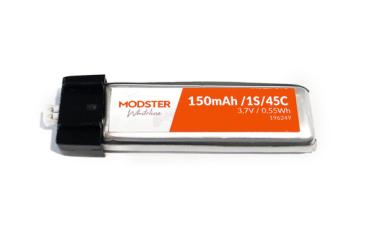 LiPo Akku 1S 3,7V 150 mAh 45C (Ultra Micro) WhiteLine