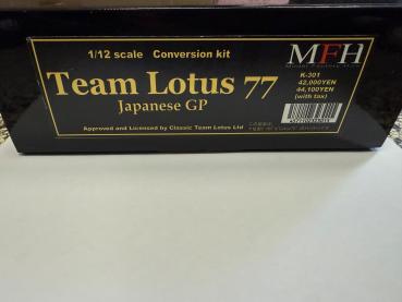 1:12 Lotus 77 Japanese Grand Prix 1976 Conversion Kit