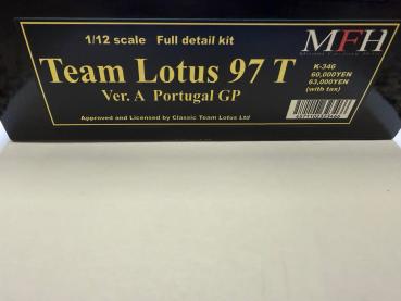 1:12 1985 Lotus 97T 1985 Portuguese GP Model Factory Hiro | No. K-346