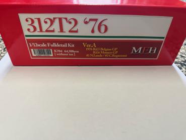 1:12 Ferrari 312T2 ’76 Ver.A : 1976 Rd.5 Belgian GP / Rd.6 Monaco GP Winner #1 N.Lauda / #2 C.Regazzoni