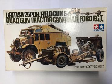 1:35 British 25PDR.Field Gun&Quad Gun Tractor (Canadian Ford F.G.T)