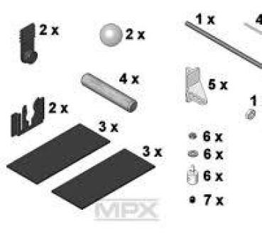 MULTIPLEX KLEINTEILESATZ CULARIS MPX