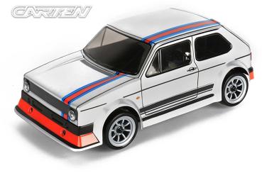1/10 CARTEN KAROSSERIE GOLF 1 MK1 M-CHASSIS UNLACKIERT