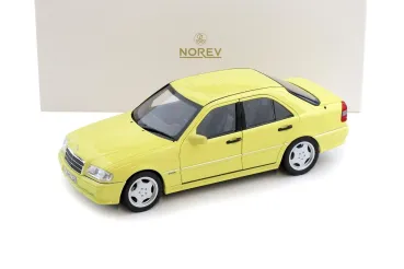 1:18 Norev Mercedes C36 AMG W202 Sedan 1993 Light Yellow - Limited 200 Pcs.